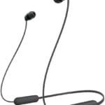 Sony WI-C100 Wireless in-Ear Bluetooth Headphones with Built-in Microphone, Black