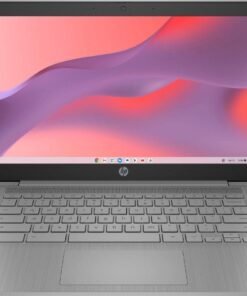 HP 2023 Chromebook Laptop, 14 Inch Display, Intel Celeron N4120 Processor, 4GB RAM, 64GB eMMC, Intel UHD Graphics 600, WiFi, Bluetooth, Chrome OS, Modern Gray