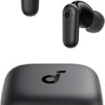 Soundcore P30i by Anker Noise Cancelling Earbuds, Strong and Smart Noise Cancelling, Powerful Bass, 45H Playtime, 2-in-1 Case and Phone Stand, IP54, Wireless Earbuds, Bluetooth 5.4 (Black)