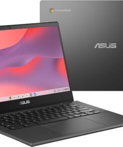 ASUS Chromebook CM14 Laptop, 14" HD Anti-Glare Display (1366x768), MediaTek Kompanio 520, 4GB RAM, 64GB eMMC, ChromeOS, Gray, CM1402CM2A-DS44, Gravity Grey