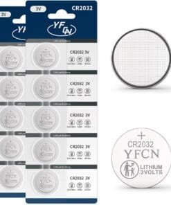 CR2032 Battery 3V Lithium Batteries 10 Count Pack CR2032 Batteries - CR 2032 Coin Cell Batteries for AirTag, Key Fob, Remotes- 10 Years Shelf Life