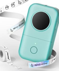 Phomemo Label Maker Machine with Tape D30, Small Office Home Edit Label Maker, Mini Bluetooth Thermal Label Printer, Smart Mobile Pocket Handy Sticker Labeler Printer, Compatible with iOS/Android