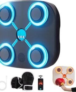 2025 Music Boxing Machine Wall Mounted Bluetooth Music Boxing Trainer Electronic Boxing Targe Smart Music Boxing Machine Electronic for Home,Indoor and Gym Birthday Gifts for Women