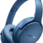 Bose QuietComfort Bluetooth Headphones, Wireless Headphones, Over Ear Noise Cancelling Headphones with Mic, Up to 24 Hours of Battery Life, Blue Dusk - Limited Edition Color