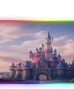 Beauty Castle Gaming Mouse Pad Led Mousepads RGB Backlit with 14 Lighting Modes, Non Slip Base Soft Computer Keyboard Mat for Gaming PC Laptop Desk, S