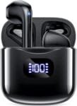 Wireless Earbuds Bluetooth 5.3 Headphones, 40Hrs Playback Stereo Ear Buds with LED Display Charging Case IPX7 Waterproof in-Ear Earphones with Mic for Phone Tablet Laptop Sports, Glossy Black