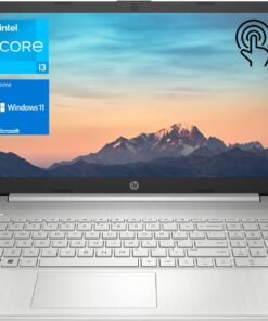 HP Notebook Laptop, 15.6" HD Touchscreen, Intel Core i3-1115G4 Processor, 32GB RAM, 1TB PCIe SSD, Webcam, Type-C, HDMI, SD Card Reader, Wi-Fi, Windows 11 Home, Silver