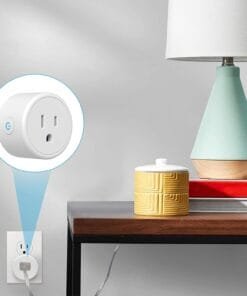 Smart Plug, WiFi Plugs, Smart Outlet with Remote Control, Timer, Schedule Function, Work with Assitant, No Hub Required, Smart Socket for Home, 10 Amp, 2.4G Wi-Fi Onlys
