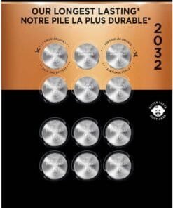 12 Duracell DL2032 Duralock Lithium Batteries Cell Button Electronics (2x6)