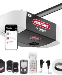 Genie StealthDrive Connect Smart Garage Door Opener, 7155-TKV Ultra- Quiet Belt Drive - Garage Opener works with Alexa