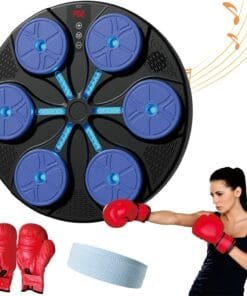 Boxtoner Smart Bluetooth Boxing Toner, BoxingToned Exercise with Music and Gloves Hairband, Smart Music Boxing Machine, Arms Musical Boxing Machine, Wall Mount for Adults or Children