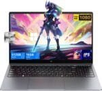 Gaming Laptop, 2025 Laptop with Intel Quad-Core Processor(Up to 3.6GHz), 16GB DDR4 512GB SSD Laptop Computer, Windows 11 Laptop, 15.6" IPS 1080P, Metal Shell, USB3.2, Long Battery Life