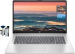 HP 17 Laptop, 17.3" FHD Display, 32GB RAM, 1TB SSD, AMD Ryzen 5 Processor(Beats i7-1165G7, Up to 4.3GHz), Webcam, Numeric Keypad, Long Battery Life, Windows 11 Home, Alpacatec Accessories, Silver