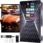 2025 Upgraded TV Antenna for Smart TV, 1600+ Miles Range Digital HDTV Antenna Indoor, Strongest Antenna for Local Channels with Best Signals Amplified - Support 4K 8K 1080p All TV's-38FT Coax Cable