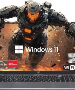 2024 Gaming Laptop, Laptop with AMD Ryzen 7 5825U (8C/16T, Up to 4.5GHz), 16GB RAM 512GB NVMe SSD Laptop Computer, Radeon RX Vega 8 Graphics, 16.1-inch FHD Display, WiFi 6, 53Wh Battery, Backlit KB