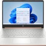 hp Stream 14 inch Laptop for Student and Business, Intel Quad-Core N4120 Processor, 4GB RAM, 320GB Storage (64GB eMMC + 256GB Card), 1-Year Office 365, Webcam, Long Battery Life, WiFi, Win 11 Home