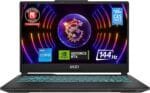MSI Cyborg 15 Gaming Laptop: Intel Core i5-12450H GeForce RTX 2050, 15.6" FHD, 144Hz, 16GB DDR5, 512GB NVMe SSD, Type-C USB 3.2 Gen 1, Cooler Boost 5, Win 11 Home: Black A12UCX-276US